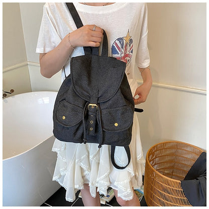 Denim Retro Backpack