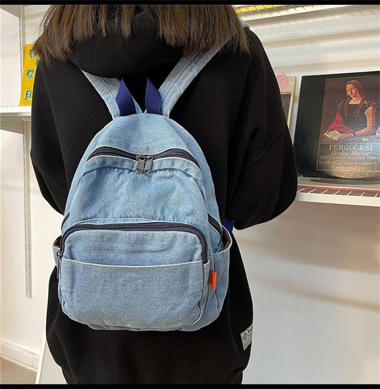 Denim Style Backpack