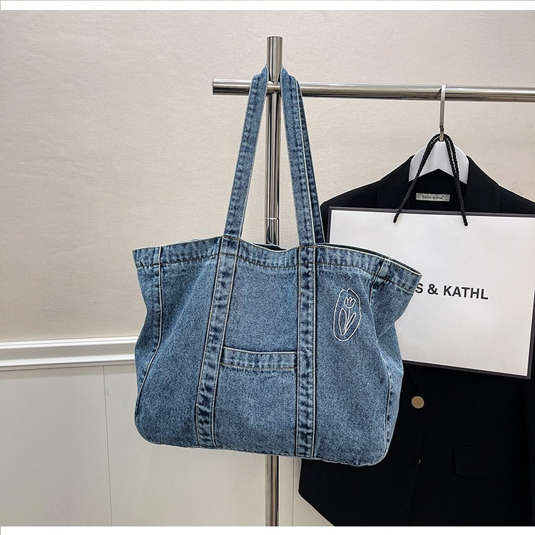 Denim Daily Tote Bag