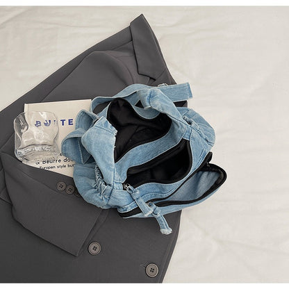 3 Layers Denim multi-pocket casual, lightweight, large capacity Bag