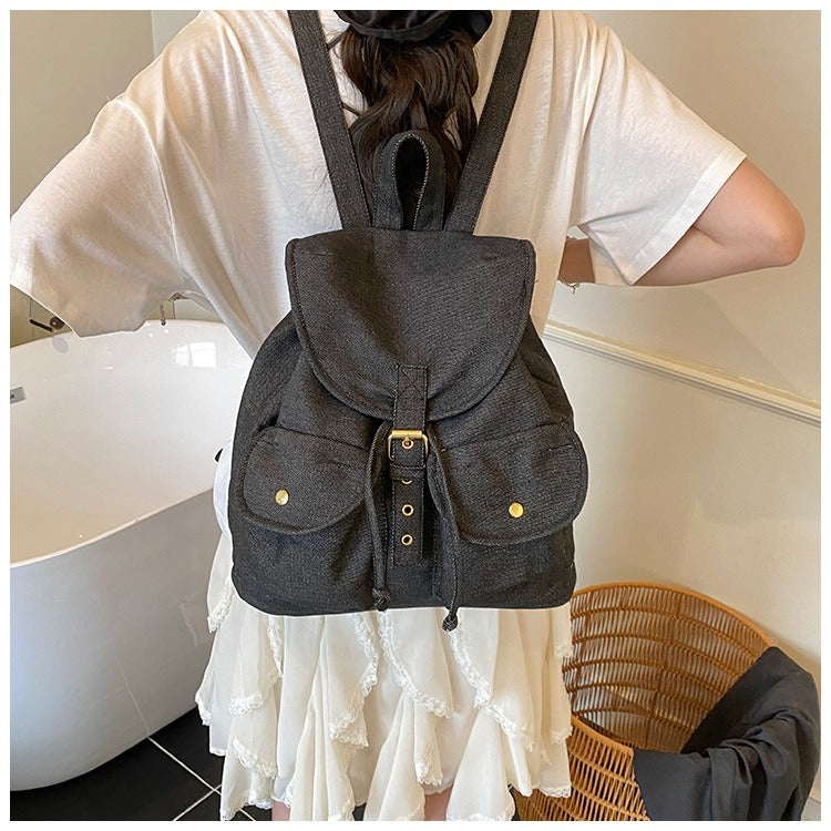 Denim Retro Backpack