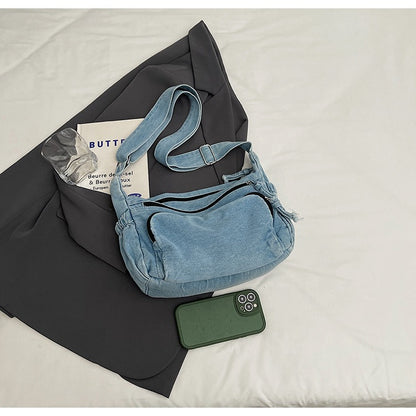 3 Layers Denim multi-pocket casual, lightweight, large capacity Bag