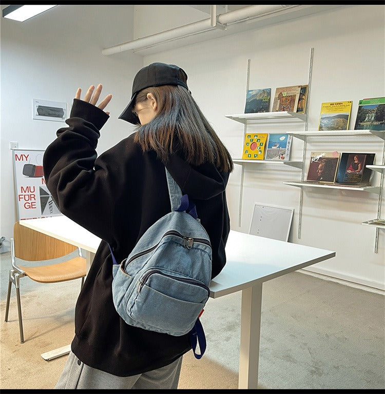 Denim Style Backpack