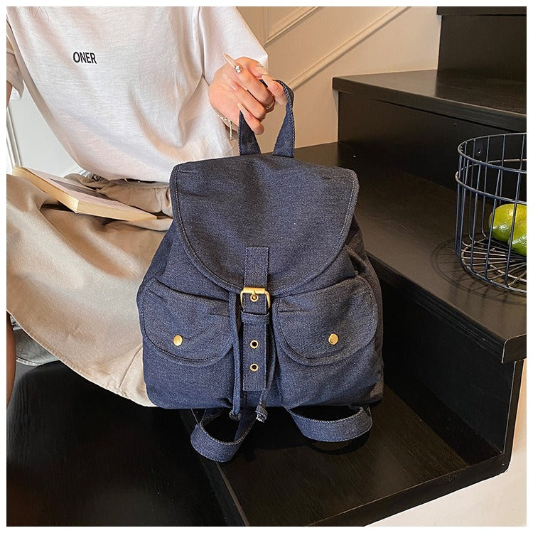 Denim Retro Backpack