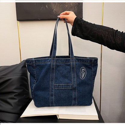 Denim Daily Tote Bag
