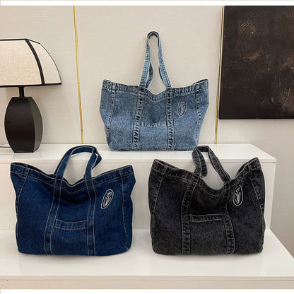 Denim Daily Tote Bag