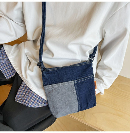 Denim Phone Crossbody Bag