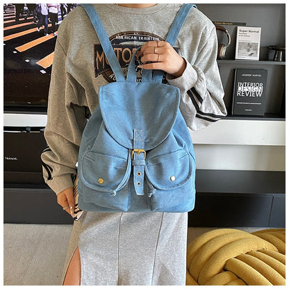 Denim Retro Backpack