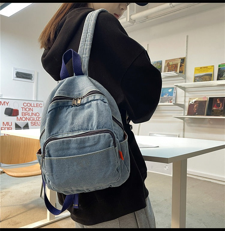 Denim Style Backpack