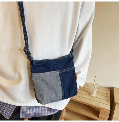Denim Phone Crossbody Bag