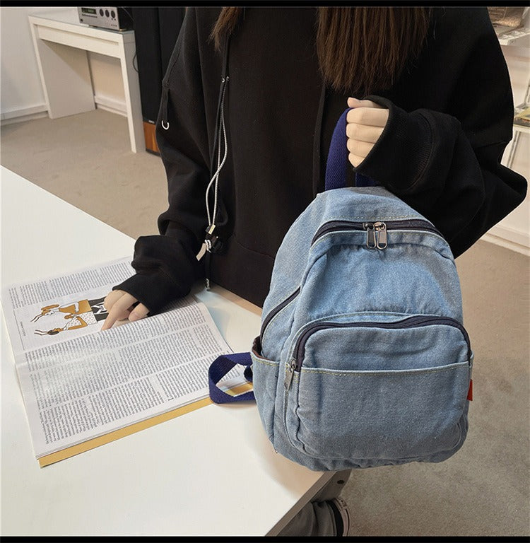 Denim Style Backpack