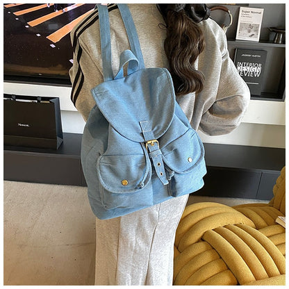 Denim Retro Backpack