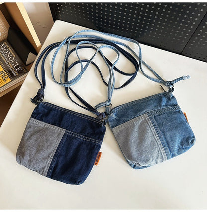 Denim Phone Crossbody Bag