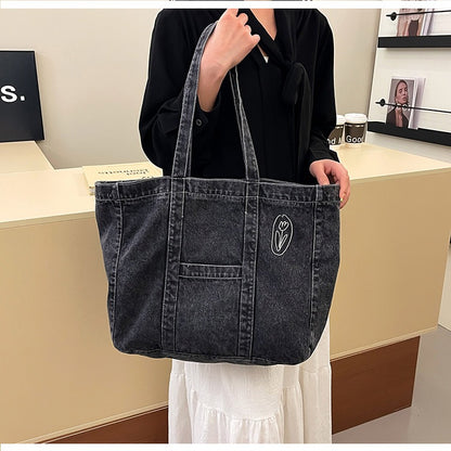 Denim Daily Tote Bag
