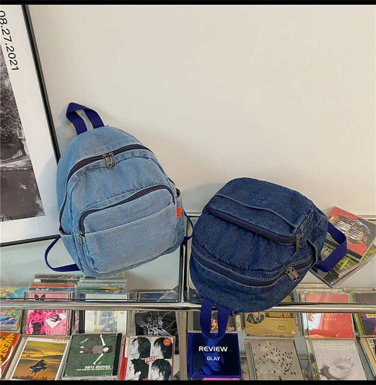 Denim Style Backpack