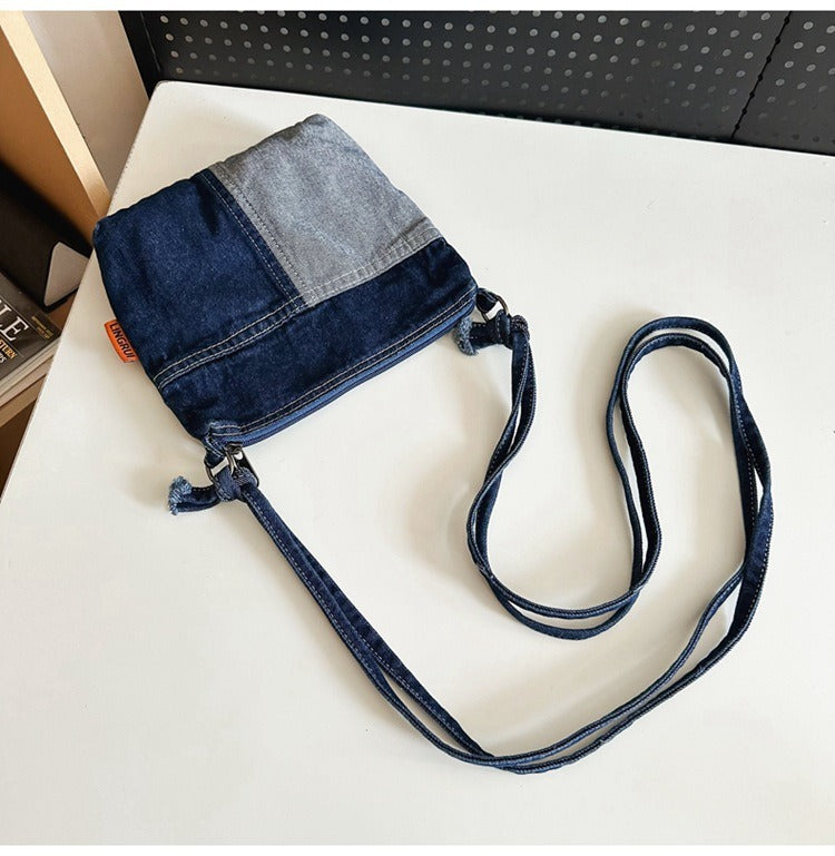 Denim Phone Crossbody Bag