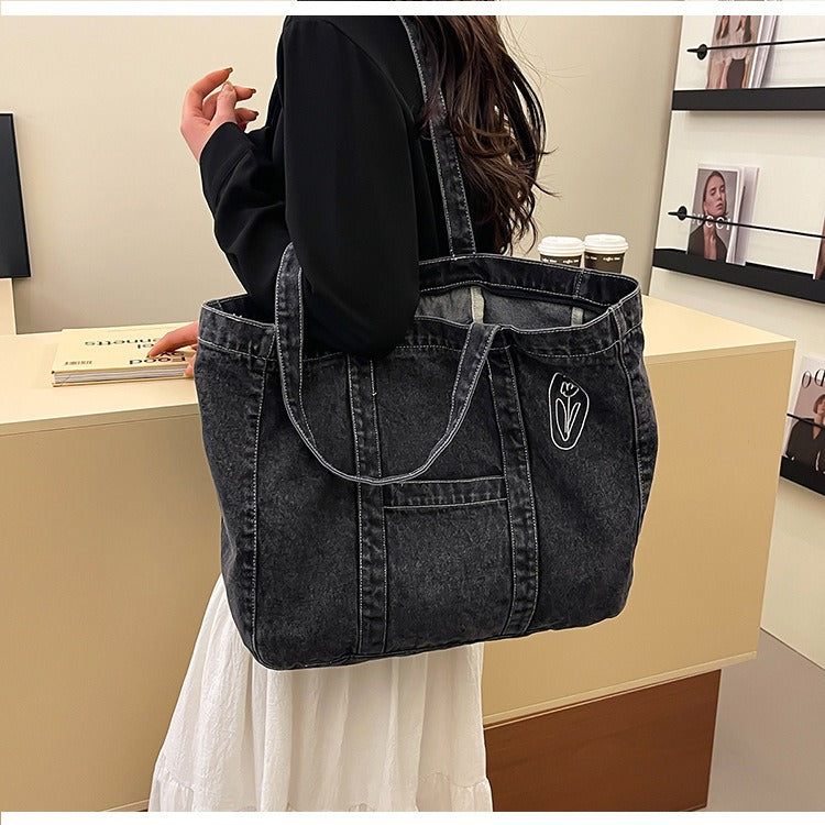 Denim Daily Tote Bag