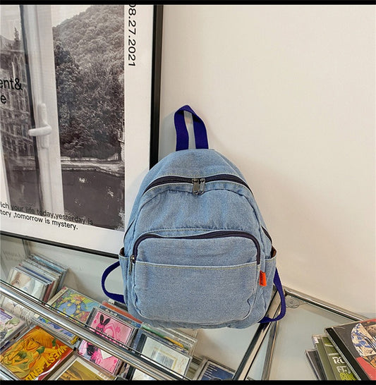 Denim Style Backpack