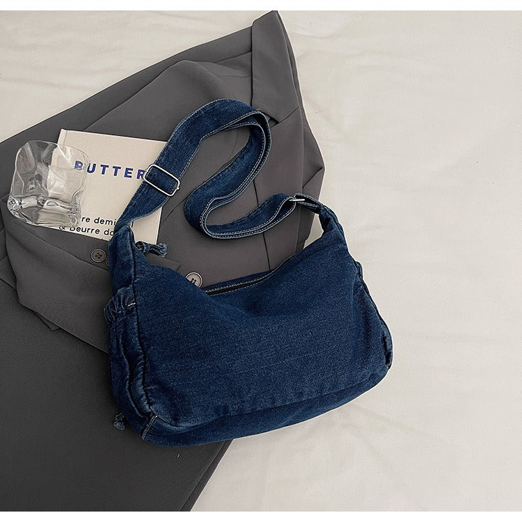 3 Layers Denim multi-pocket casual, lightweight, large capacity Bag