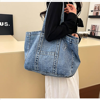Denim Daily Tote Bag