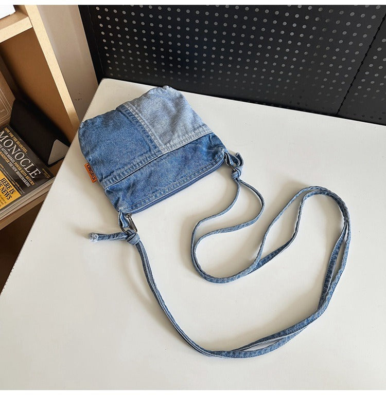 Denim Phone Crossbody Bag