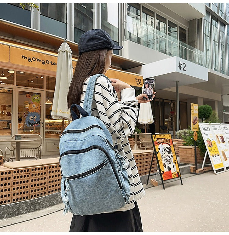 Denim Large Daily Backpack