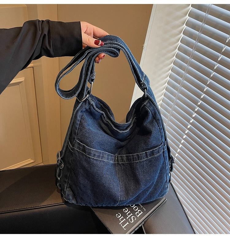 Denim Phone 2 in 1 Crossbody Bag