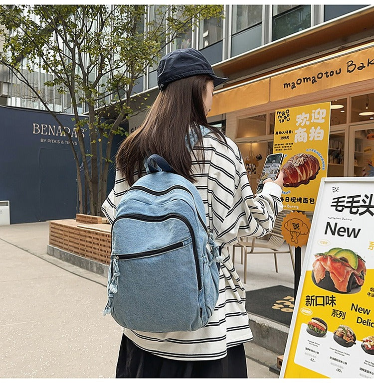 Denim Large Daily Backpack