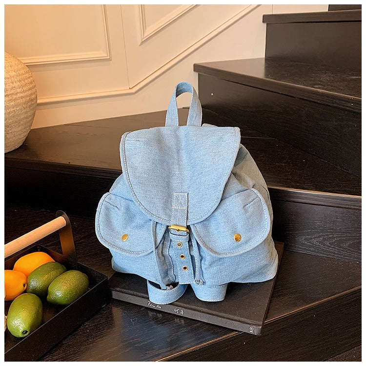 Denim Retro Backpack
