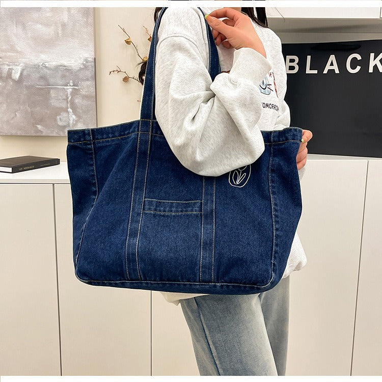 Denim Daily Tote Bag
