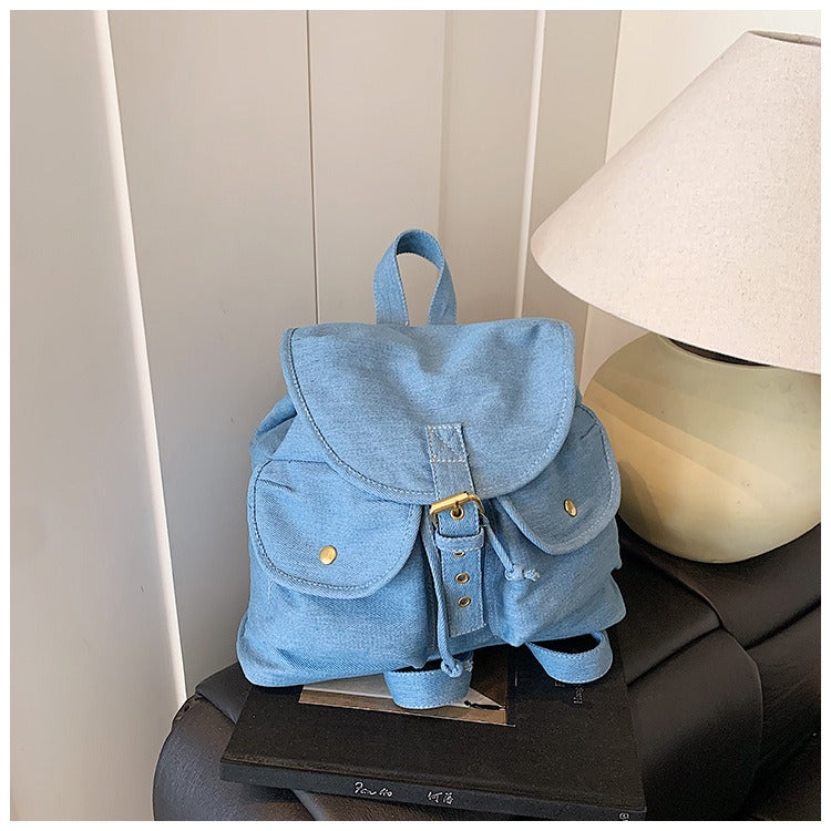 Denim Retro Backpack