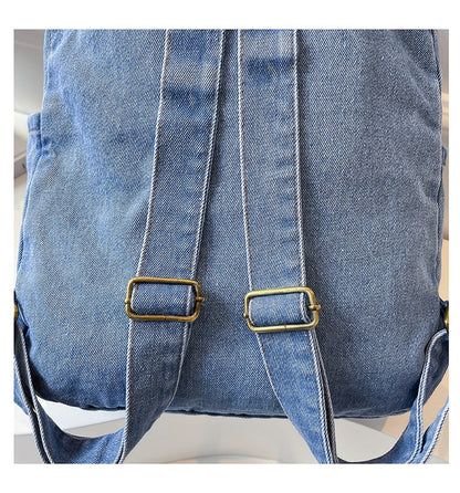 Denim Large Cap Style Backpack