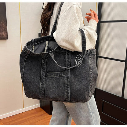 Denim Daily Tote Bag