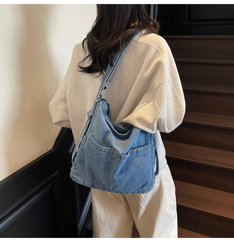 Denim Phone 2 in 1 Crossbody Bag