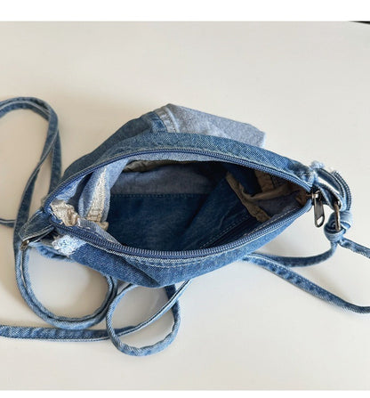 Denim Phone Crossbody Bag