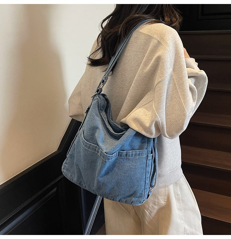 Denim Phone 2 in 1 Crossbody Bag