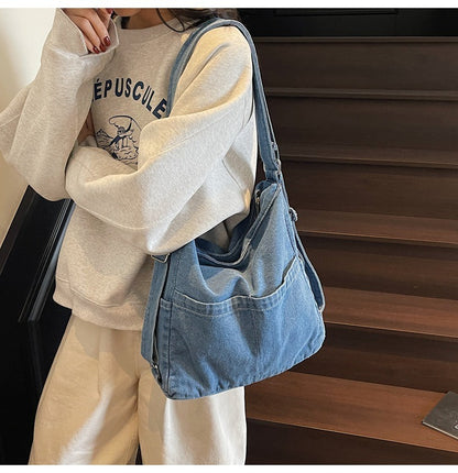 Denim Phone 2 in 1 Crossbody Bag