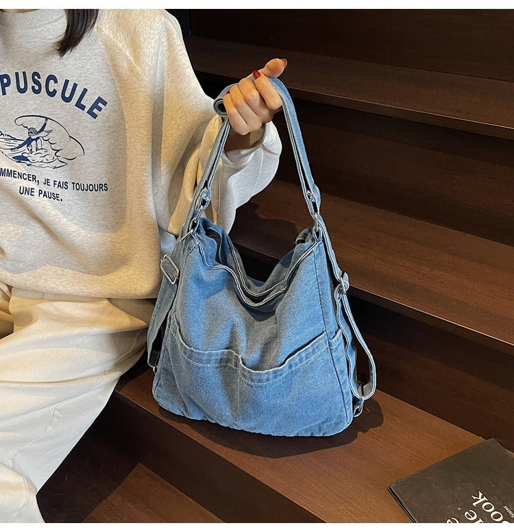 Denim Phone 2 in 1 Crossbody Bag