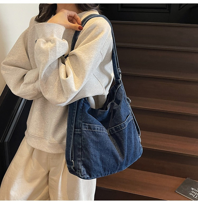 Denim Phone 2 in 1 Crossbody Bag