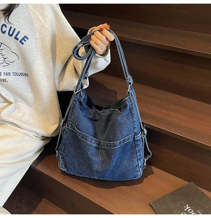 Denim Phone 2 in 1 Crossbody Bag
