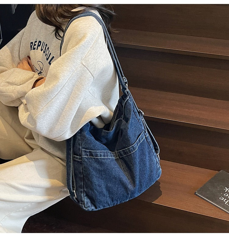 Denim Phone 2 in 1 Crossbody Bag