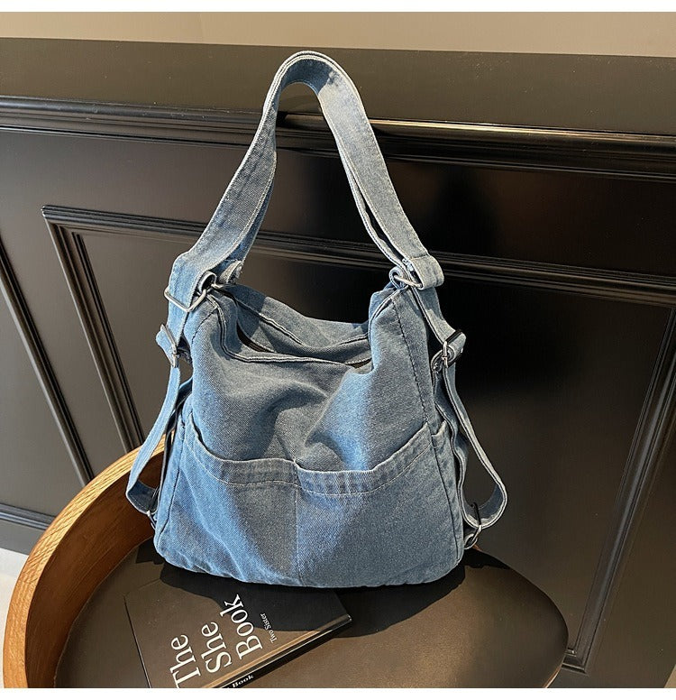 Denim Phone 2 in 1 Crossbody Bag