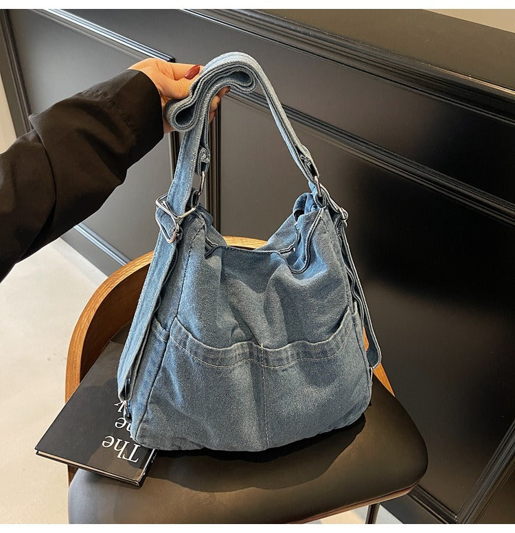 Denim Phone 2 in 1 Crossbody Bag