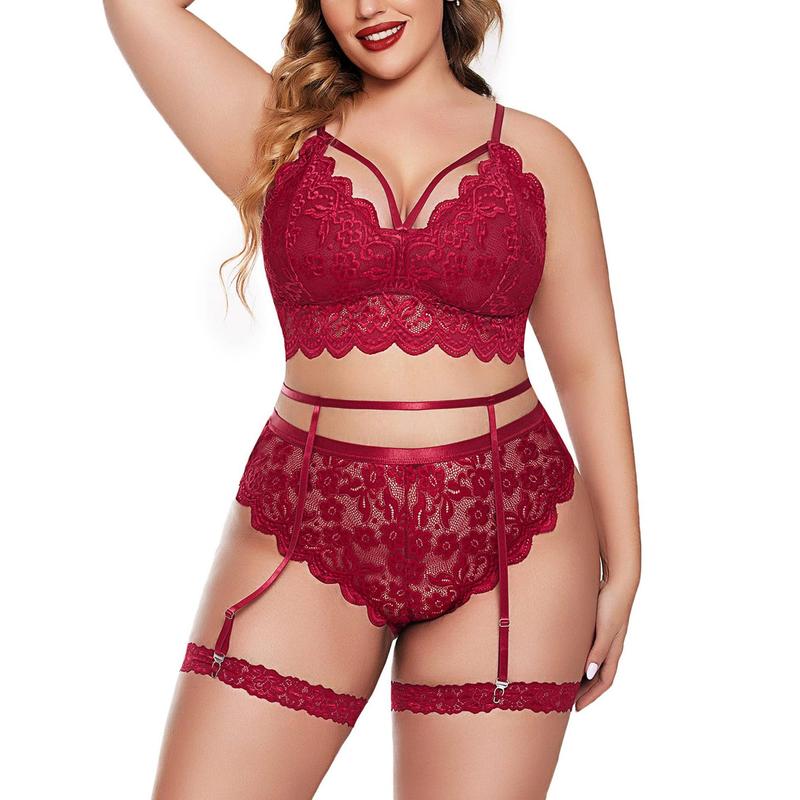 Sexy Plus Size Lace Lingerie - Date Night Style Fabric Fit