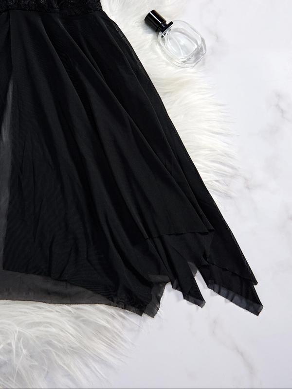 Women's Solid   Cami Nightdress & Panty Two-piece Set, Breathable Comfortable Nightgown & Panty Set, Women's Sleepwear for Summer