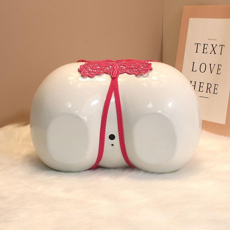 Hollow Underwear Female Butterfly Element Date Lace Open T-Back