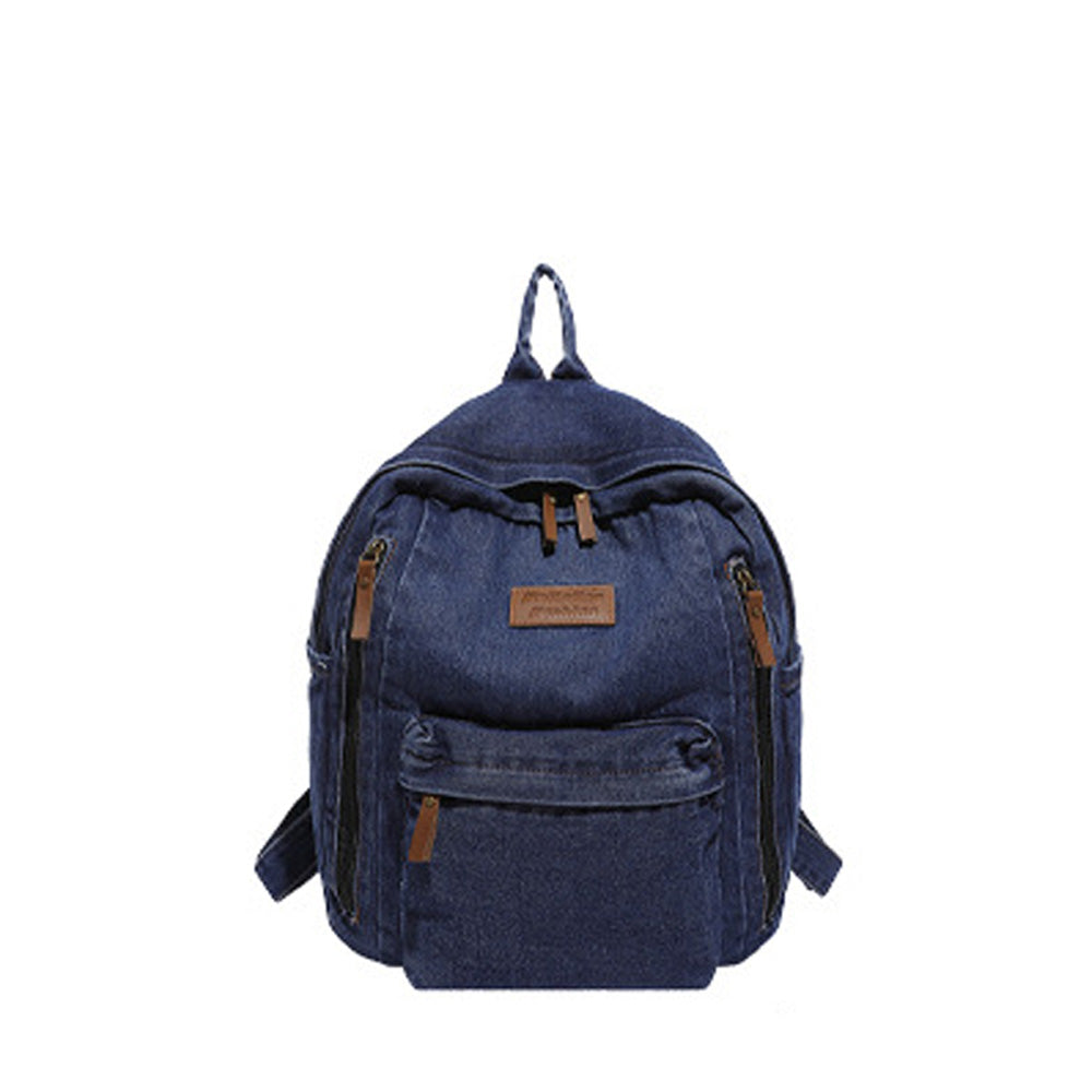 Denim Large Cap Style Backpack
