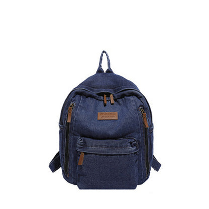 Denim Large Cap Style Backpack