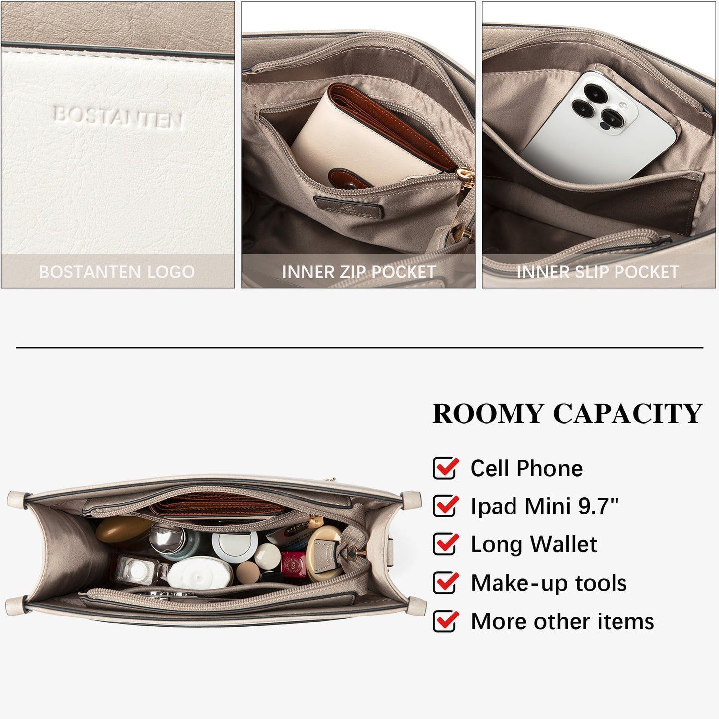 🔥Discount 70%  Lotty Floral Embroidered Leather Tote with Shoulder Strap