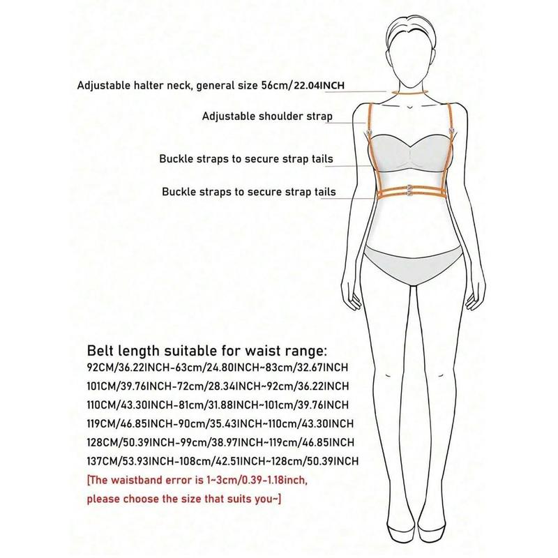 Women's Gothic Sexy Fashion Corset Lingerie Set with Leather and Lace Details for Festival Party Black Garters Comfortable Adjustable Strap Strapless Bodysuit